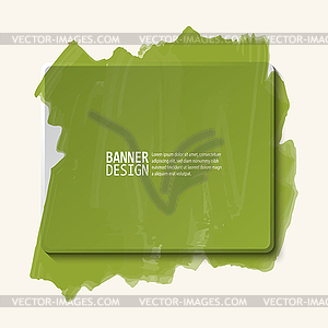 Abstract artistic Background with paint element - vector image