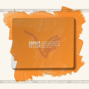Abstract artistic Background with paint element - color vector clipart