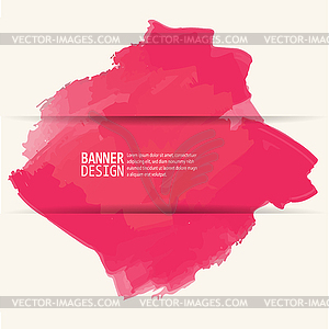 Abstract Background with watercolor element - vector clipart