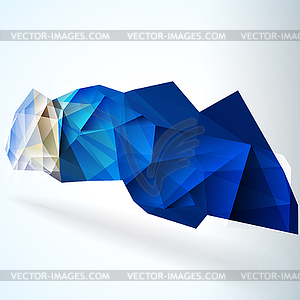 Geometric Triangular Abstract Background - vector clipart