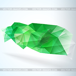 Geometric Triangular Abstract Background - vector image