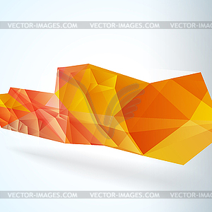 Geometric Triangular Abstract Background - vector image