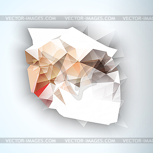 Geometric Triangular Abstract Background - vector image