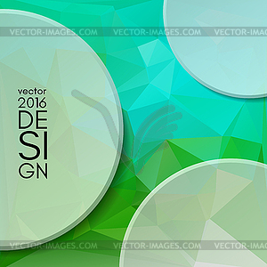 Colorful abstract design template - vector clip art