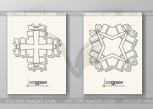Set of Design Templates - vector image