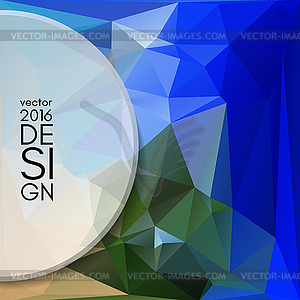 Colorful abstract design template - vector clipart