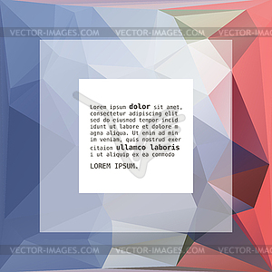 Geometric Triangular Abstract Background - color vector clipart