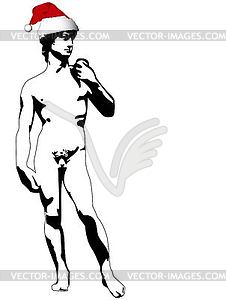 Sculpture david eps - vector image