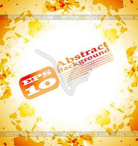 Abstract autumn background - vector image