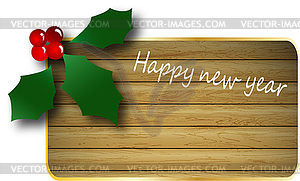 Christmas and New Year banner - vector clipart / vector image