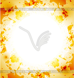 Abstract autumn background - color vector clipart