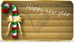 Christmas and New Year banner - vector clipart