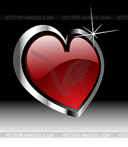 Valentine`s hearts - vector EPS clipart