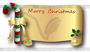 Christmas and New Year banner - vector clip art