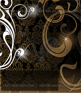 Brown abstract background - vector clipart