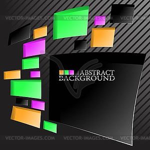 Abstract sqare background - vector image