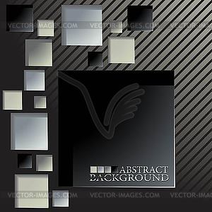 Abstract sqare background - vector EPS clipart