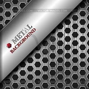 Abstract metallic background - vector clip art