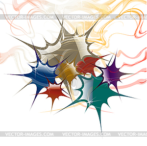 Abstract color background - vector clipart