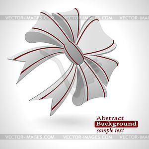 Red bow - vector clip art