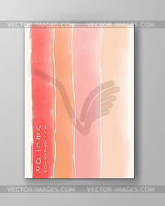 Brochure with Multicolored Blured Backgrounds - vector clip art