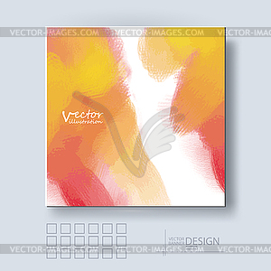 Брошюра с Разноцветные фоны размыли - изображение в векторе / векторный клипарт