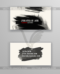Creative business card templates - vector image