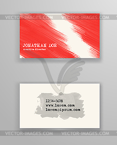 Creative business card templates - vector clipart