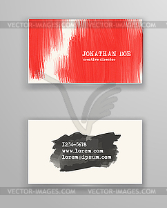 Creative business card templates - vector EPS clipart