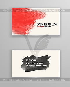 Creative business card templates - vector clipart