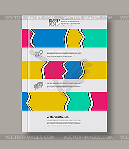 Abstract design templates - vector clipart