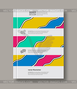 Abstract design templates - vector EPS clipart
