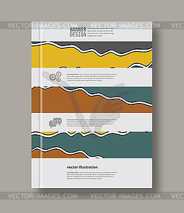 Abstract design templates - vector clipart