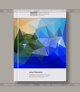 Abstract geometric background - vector clip art