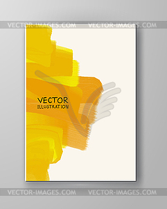 Abstract background yellow color - vector clip art