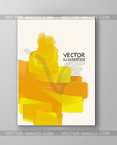 Abstract background yellow color - vector EPS clipart