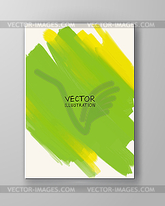 Abstract background yellow color - vector image
