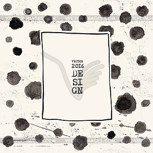 Grunge spot background - vector clipart