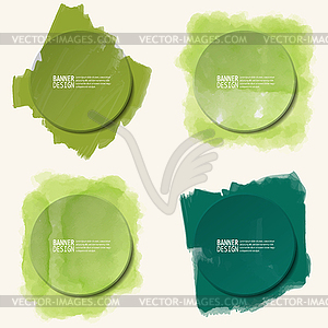 Abstract artistic Background with paint element - vector clipart