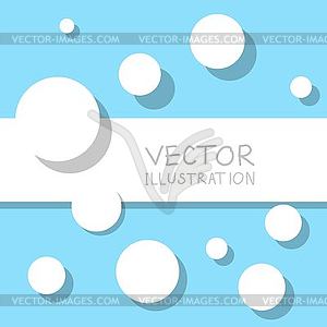 Circle modern business design template - vector image