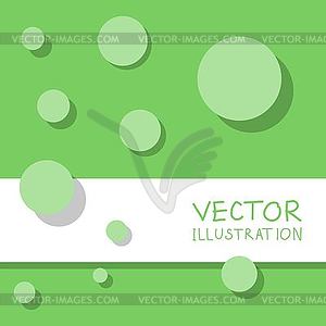 Circle modern business design template - vector image