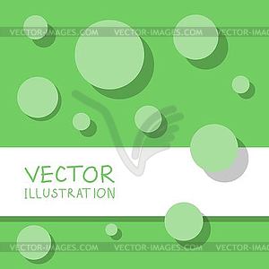 Circle modern business design template - vector image