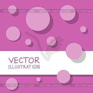 Circle modern business design template - vector clipart