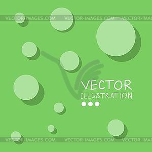 Circle modern business design template - vector clipart