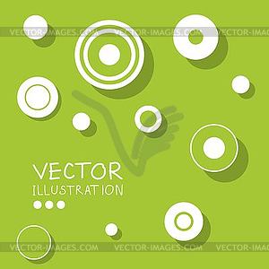 Circle modern business design template - vector image