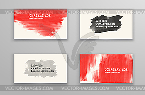 Creative business card templates - vector clipart