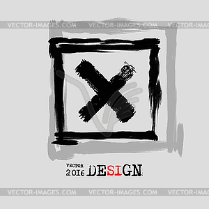 Black abstract design - vector EPS clipart