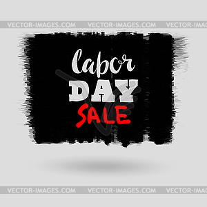 Happy labor day - color vector clipart