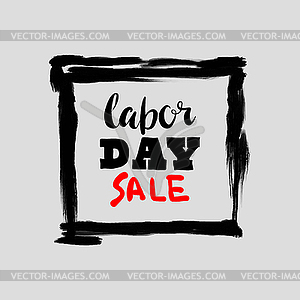 Happy labor day - vector clip art