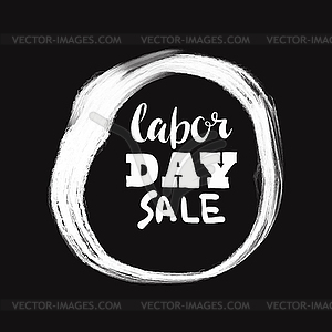 Happy labor day - vector clipart